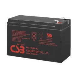 Akumulator żelowy CSB HR1234W F2 12V 9Ah CSB