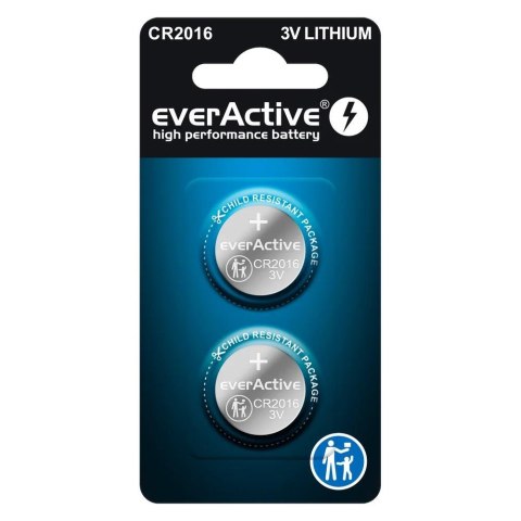 Baterie litowe CR2016 everActive blister 2 szt. Everactive