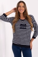Bluzka Model RV-BZ-A790.47 Navy - Relevance Relevance