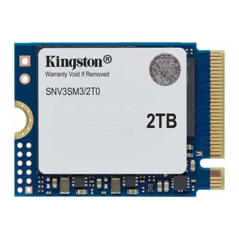 Dysk SSD Kingston NV3 M.2 2230 PCIe 4.0x4 NVMe 2TB (6000/5000MB/s) Kingston Dysk SSD Kingston NV3 M.2 2230 PCIe 4.0x4 NVMe 2TB (6000/5000MB/s) Kingston