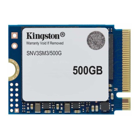 Dysk SSD Kingston NV3 M.2 2230 PCIe 4.0x4 NVMe 500GB (5000/3000MB/s) Kingston Dysk SSD Kingston NV3 M.2 2230 PCIe 4.0x4 NVMe 500GB (5000/3000MB/s) Kingston
