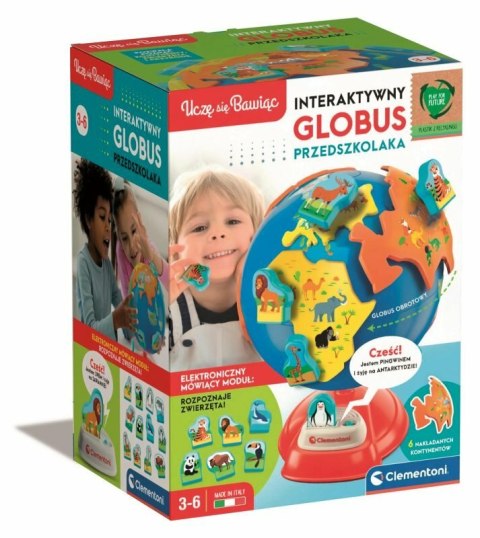 Interaktywny Globus Przedszkolaka Uczę się Bawiąc Język Polski Clementoni 50757 Clementoni Interaktywny Globus Przedszkolaka Uczę się Bawiąc Język Polski Clementoni 50757 Clementoni