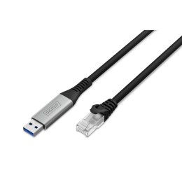 Kabel adapter DIGITUS USB-A - RJ45 Kat. 6A S/FTP, 1 Gbit/s, USB 3.2 Gen1, LSZH, 5m Digitus