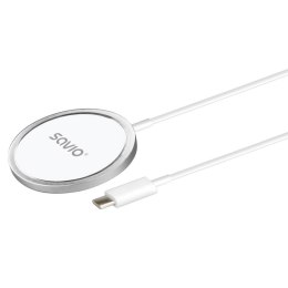Ładowarka bezprzewodowa magnetyczna SAVIO LA-11 15W Indukcyjna Savio