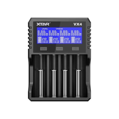 Ładowarka do akumulatorów Li-ion 1,5V/3,6/3,7V/Li-FePO4/Ni-MH XTAR VX4 X-Tar