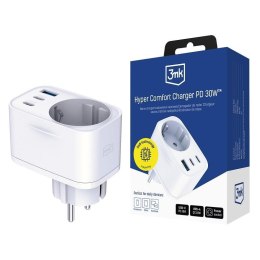 Ładowarka sieciowa 3mk Hyper Comfort Charger GaN PD 30W 3mk Protection