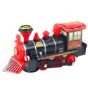 Lokomotywa Klasyczna Elektryczna Czujnik Przeszkód Światła Dźwięki LEAN Toys