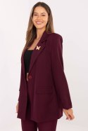 Marynarka Model IT-MA-FL8315.85 Bordo - Rue Paris Rue Paris