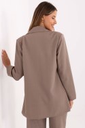 Marynarka Model IT-MA-FL8315.85 Dark Beige - Rue Paris Rue Paris