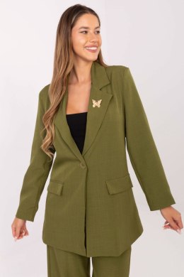 Marynarka Model IT-MA-FL8315.85 Oliwka - Rue Paris Rue Paris
