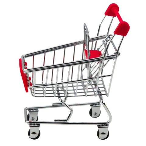 Mini Wózek Sklepowy Metalowy Odgrywanie Scen Dla Lalek Ozdoba LEAN Toys Mini Wózek Sklepowy Metalowy Odgrywanie Scen Dla Lalek Ozdoba LEAN Toys