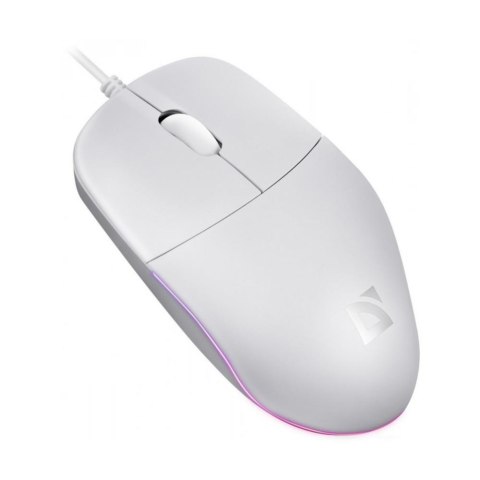 Mysz przewodowa Defender AZORA MB-241 OPTICAL 1200dpi 3P biała kabel 1.8 m Defender