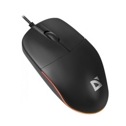 Mysz przewodowa Defender AZORA MB-241 OPTICAL 1200dpi 3P czarna kabel 1.8 m Defender