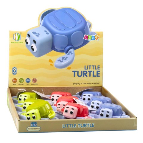 Nakręcany Żółw Pływający Zabawka Do Kąpieli Mix Kolor LEAN TOYS Nakręcany Żółw Pływający Zabawka Do Kąpieli Mix Kolor LEAN TOYS