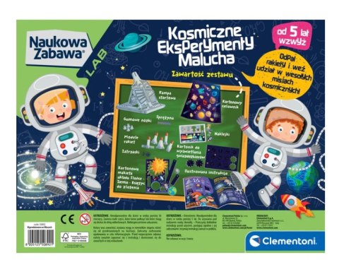 Naukowa Zabawa Kosmiczne Eksperymenty Malucha Język Polski Clementoni 50798 Clementoni Naukowa Zabawa Kosmiczne Eksperymenty Malucha Język Polski Clementoni 50798 Clementoni