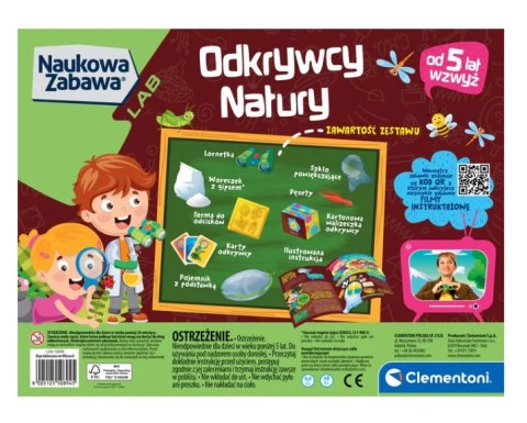 Naukowa Zabawa Odkrywcy Natury Język Polski Clementoni 50714 Clementoni Naukowa Zabawa Odkrywcy Natury Język Polski Clementoni 50714 Clementoni
