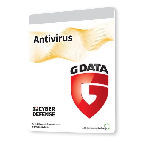 Oprogramowanie G DATA Antivirus 1PC 3lata karta-klucz G Data Oprogramowanie G DATA Antivirus 1PC 3lata karta-klucz G Data