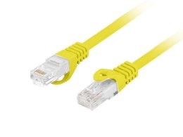 Patchcord Lanberg UTP kat.6 1m LSZH CU fluke passed żółty LANBERG