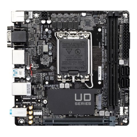 Płyta Gigabyte H610I (rev. 1.0) /H610/DDR5/SATA3/M.2/USB3.0/PCIe4.0/s.1700/mITX Gigabyte Płyta Gigabyte H610I (rev. 1.0) /H610/DDR5/SATA3/M.2/USB3.0/PCIe4.0/s.1700/mITX Gigabyte