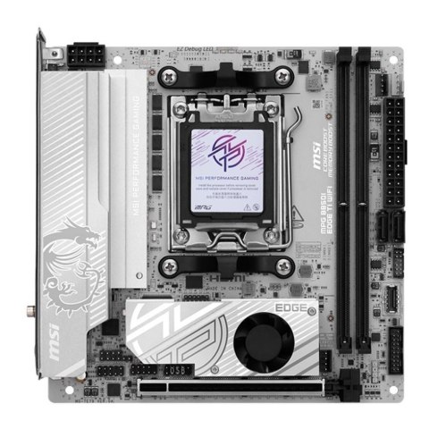 Płyta MSI MPG B850I EDGE TI WIFI /AMD B850/DDR5/SATA3/M.2/USB3.2/WiFi/BT/PCIe5.0/AM5/ITX MSI