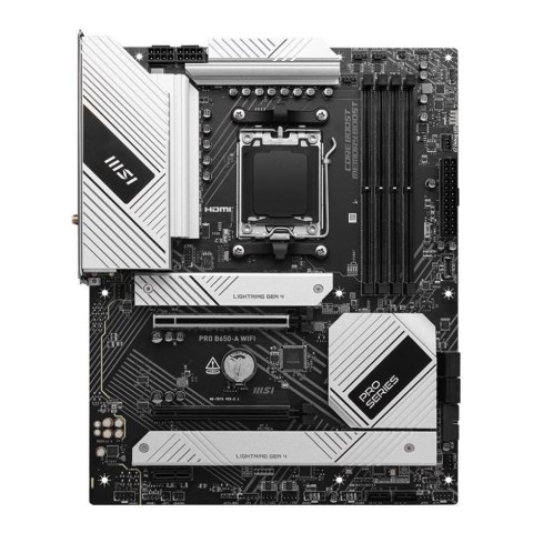 Płyta MSI PRO B650-A WIFI /AMD B650/DDR5/SATA3/M.2/USB3.2/WiFi/BT/PCIe4.0/AM5/ATX MSI Płyta MSI PRO B650-A WIFI /AMD B650/DDR5/SATA3/M.2/USB3.2/WiFi/BT/PCIe4.0/AM5/ATX MSI