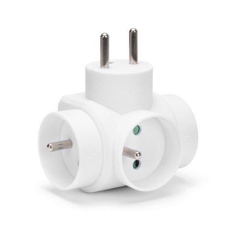 Rozgałęźnik sieciowy MONTIS MT028-WH potrójny biały Montis Rozgałęźnik sieciowy MONTIS MT028-WH potrójny biały Montis