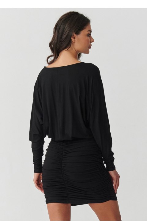 Sukienka Model M900 Black - Makadamia Makadamia Sukienka Model M900 Black - Makadamia Makadamia