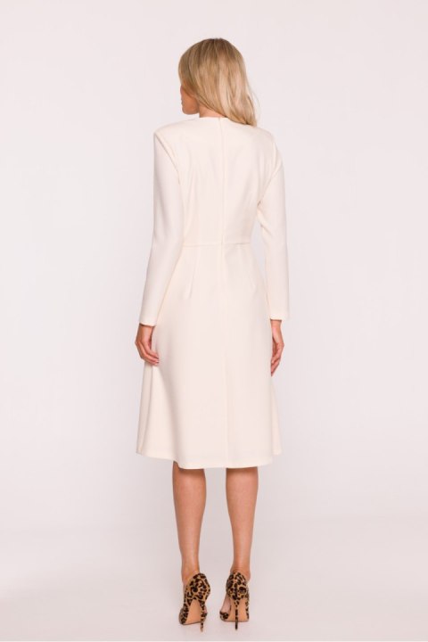 Sukienka Model S414 Kość Słoniowa - Stylove Stylove Sukienka Model S414 Kość Słoniowa - Stylove Stylove
