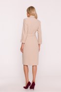 Sukienka Model S415 Beige - Stylove Stylove