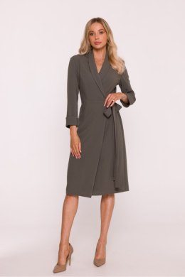 Sukienka Model S415 Khaki - Stylove Stylove