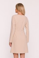 Sukienka Model S419 Beige - Stylove Stylove