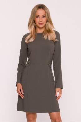 Sukienka Model S419 Khaki - Stylove Stylove