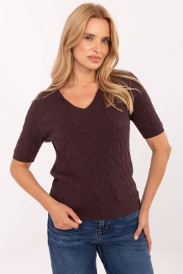 Sweter Damski Model PM-SW-B-615.18 Dark Brown - Factory Price Factory Price