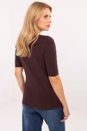 Sweter Damski Model PM-SW-B-615.18 Dark Brown - Factory Price Factory Price