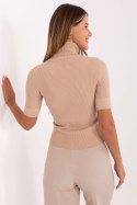 Sweter Damski Model PM-SW-CV6078.05 Camel - Factory Price Factory Price