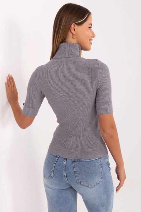 Sweter Damski Model PM-SW-CV6078.05 Grey - Factory Price Factory Price Sweter Damski Model PM-SW-CV6078.05 Grey - Factory Price Factory Price