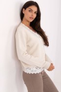 Sweter Damski Model PM-SW-F513.16 Light Beige - Factory Price Factory Price