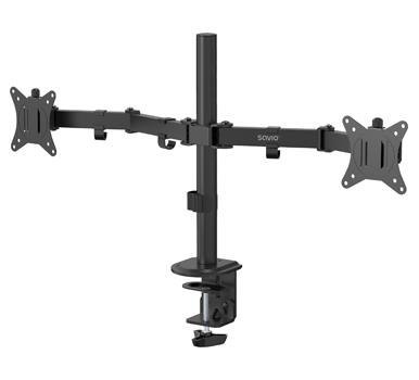 Uchwyt biurkowy na monitory SAVIO UM-03, 17'' - 32'', 2x 2-9 kg Savio