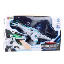 Zdalnie Sterowany Robot RC Dinozaur Światła Dźwięki Biały LEAN Toys