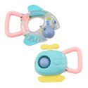 Zestaw Grzechotki Gryzaki Dla Niemowlaka Pastelowe Kolory 7 szt. LEAN Toys