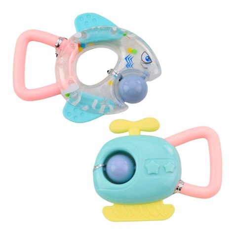Zestaw Grzechotki Gryzaki Dla Niemowlaka Pastelowe Kolory 7 szt. LEAN Toys Zestaw Grzechotki Gryzaki Dla Niemowlaka Pastelowe Kolory 7 szt. LEAN Toys