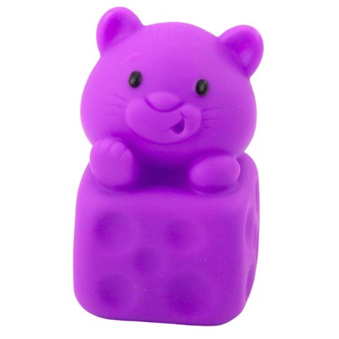 Zestaw Miękkich Gumowych Klocków Kolorowe Zwierzątka 6el. LEAN Toys Zestaw Miękkich Gumowych Klocków Kolorowe Zwierzątka 6el. LEAN Toys
