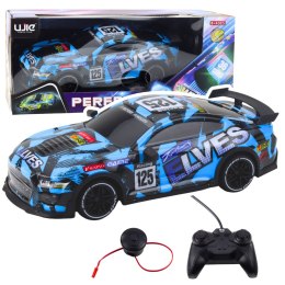 Autko Sportowe Zdalnie Sterowane RC Niebieskie LEAN Toys