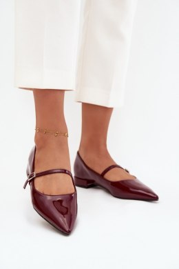 Baleriny Model Isvella QQ-269 Bordo - Step in style Step in style