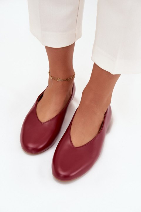 Baleriny Model Olyssia 5927 Bordo - Step in style Step in style Baleriny Model Olyssia 5927 Bordo - Step in style Step in style