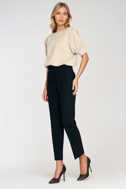 Bluza z krótkim rękawem BL12 Beige - Nife Nife