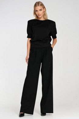 Bluza z krótkim rękawem BL12 Black - Nife Nife