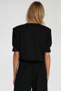 Bluza z krótkim rękawem BL12 Black - Nife Nife