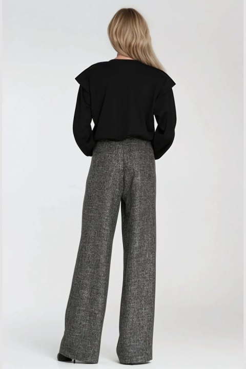 Bluza z wysokimi ściągaczami BL10 Black - Nife Nife Bluza z wysokimi ściągaczami BL10 Black - Nife Nife