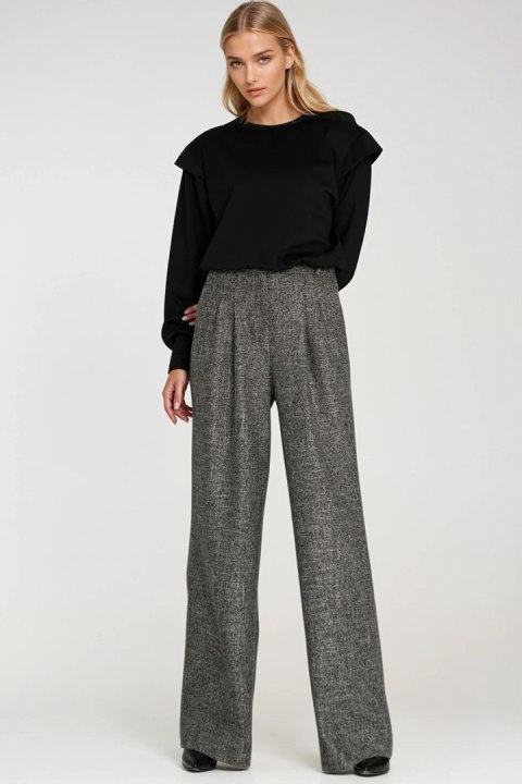 Bluza z wysokimi ściągaczami BL10 Black - Nife Nife Bluza z wysokimi ściągaczami BL10 Black - Nife Nife